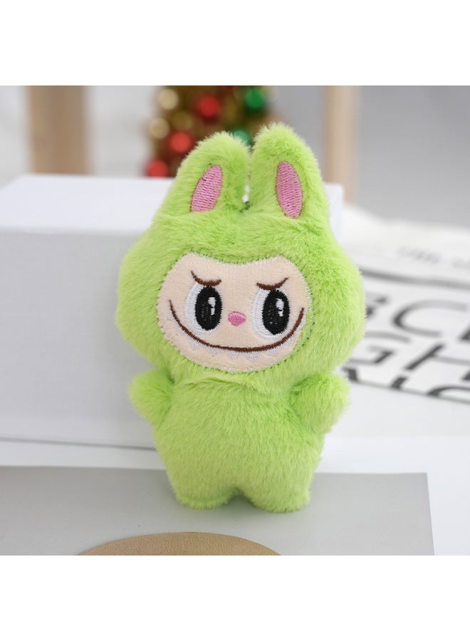 Cute Dress-up Labub Doll Labub Plush Toy Keychain Pendant Schoolbag Pendant Doll-Color:Grass Green  - Image 1
