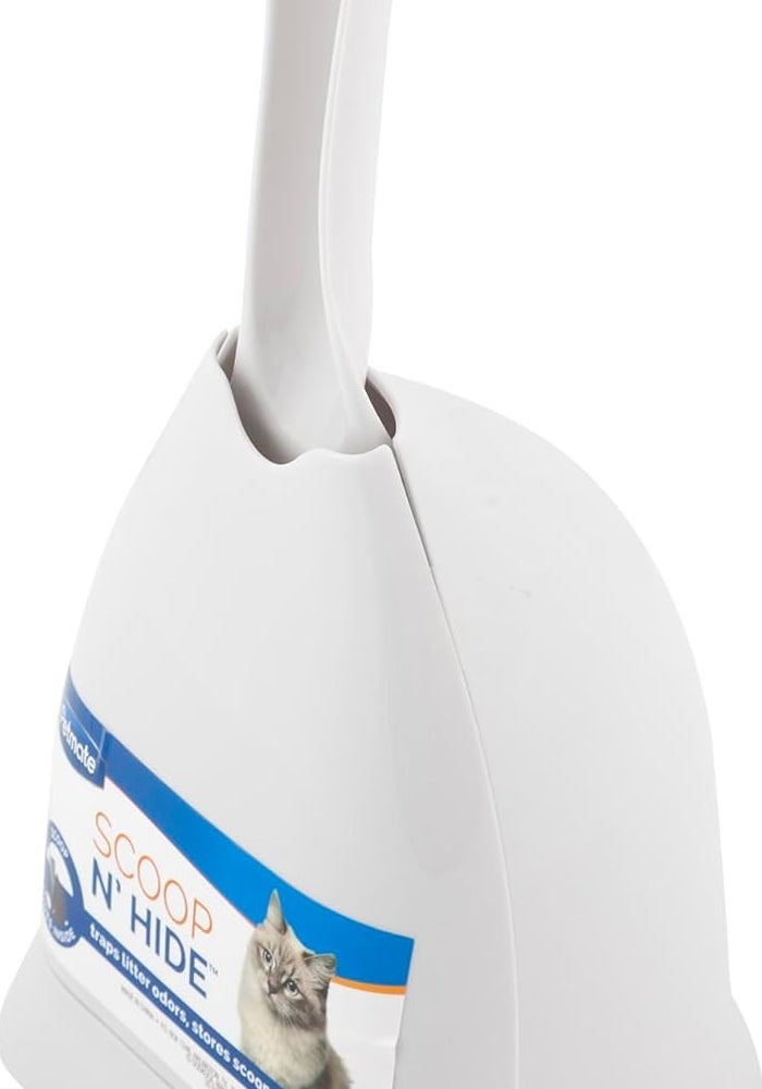 Petmate Scoop-n-Hide Litter Scoop with Storage Unit - Multicolour - Image 1