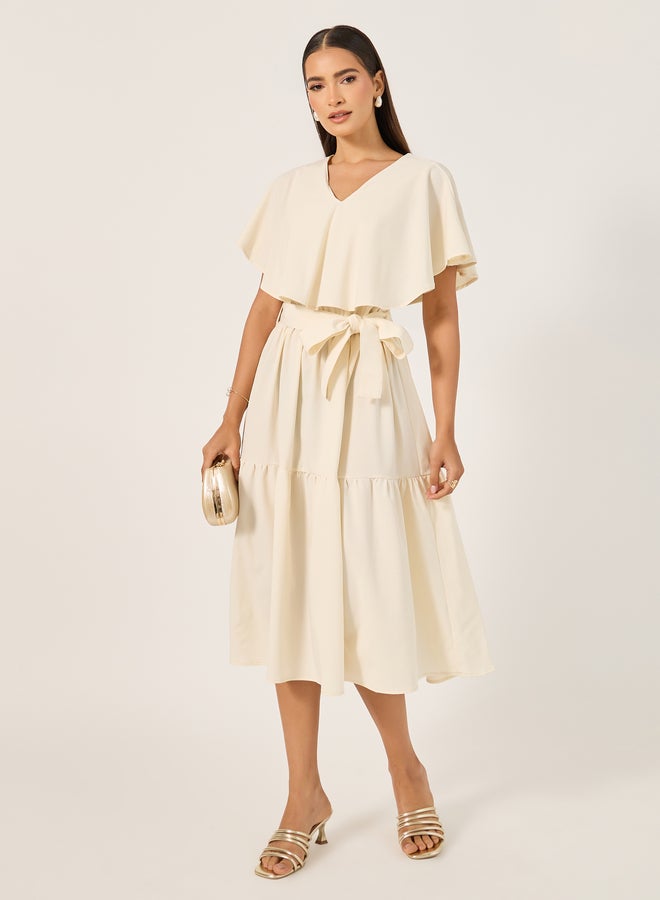 ستايلي فستان ميدي بكاب فوقي - Image 2