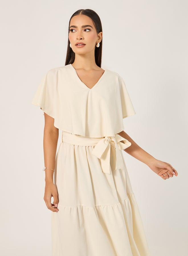 ستايلي فستان ميدي بكاب فوقي - Image 3