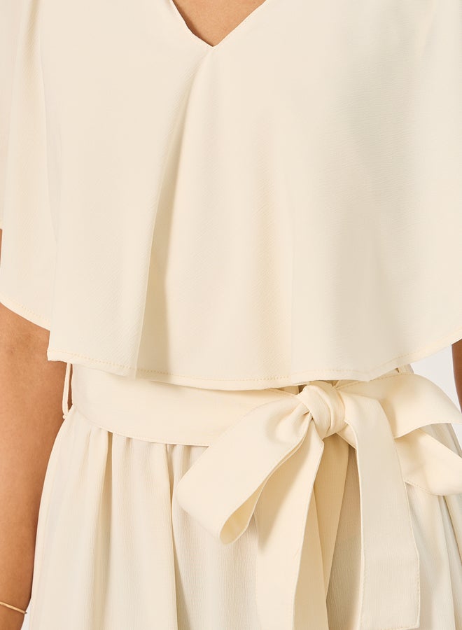 ستايلي فستان ميدي بكاب فوقي - Image 4