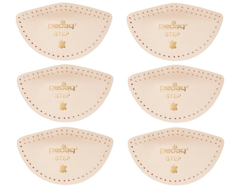 pedag Step  Arch Support Inserts  Durable Foot Arch Support for Flats  Arch Pad and Inserts for Shoes  Self-Adhesive  Ideal for Comfort and Relief  Tan  X-Large 3 Count