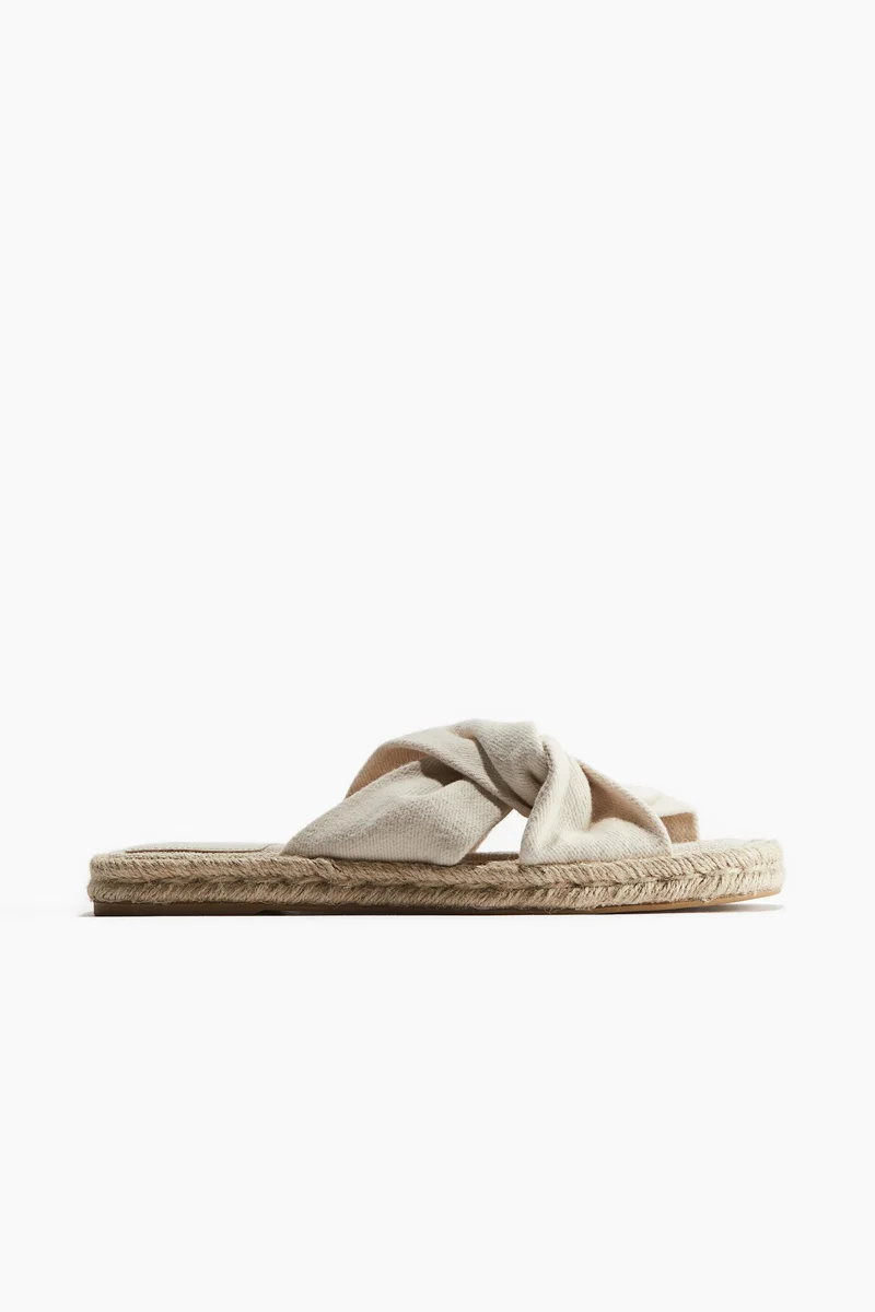 H&M Twist-detail espadrille sandals