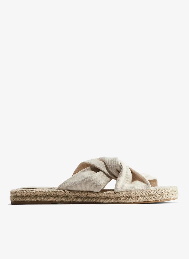 H&M Twist-detail espadrille sandals