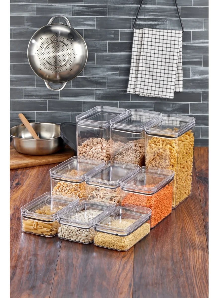 Hane216 Food Container Crystal Set 3500ML-1700ML-800ML