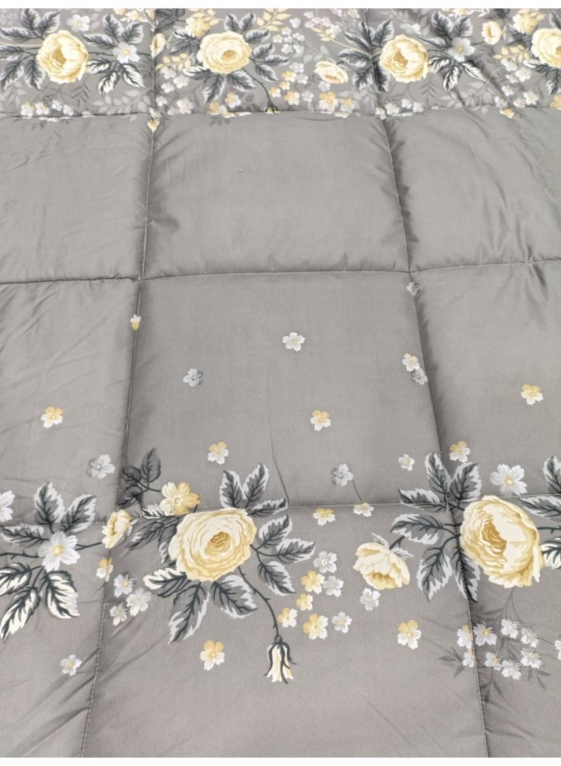 ShinyFlower Cotton Filling Comforter 5 Pieces Set ,Soft Microfiber Fabric,  Single Size 220x 160 cm, Hotel Comforter - Image 2