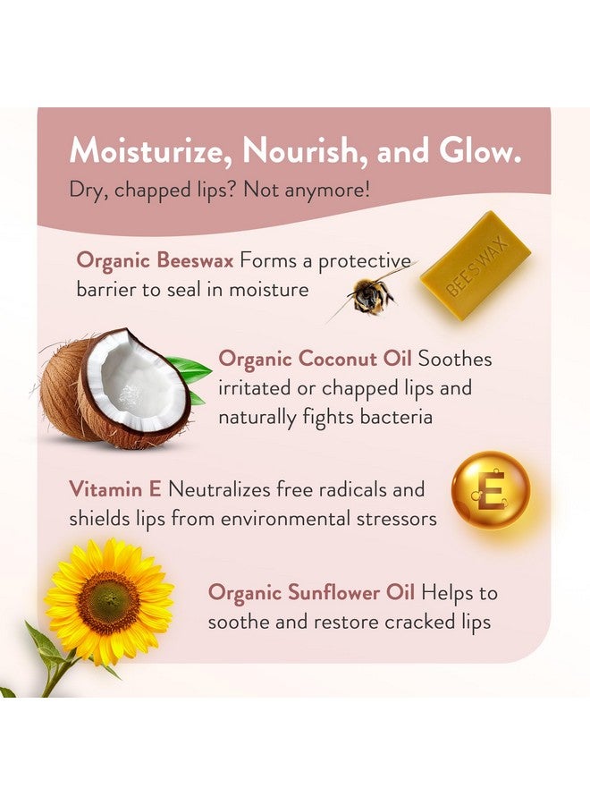 Moroccan Magic Organic Lip Balm Variety Pack Gift Set | Natural Argan and Essential Oils | Quality Smooth Application | Non-Toxic Cruelty Free | Rose, Peppermint Eucalyptus, Lemon Thyme | 3 Pack - Image 3