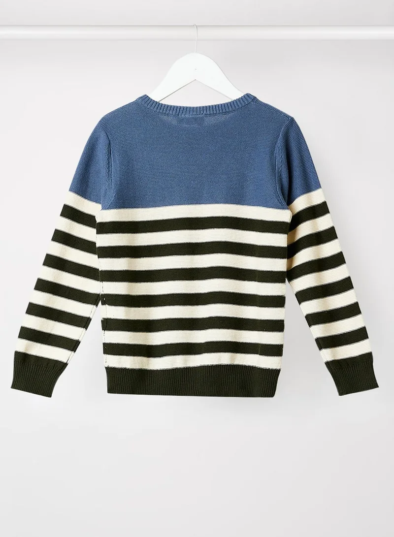 NAME IT Kids Striped Sweater