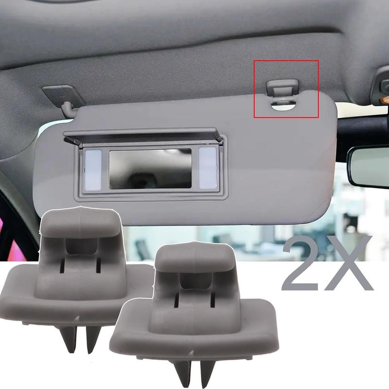 QASULER Sun Visor Hook Clips for Peugeot - Image 5