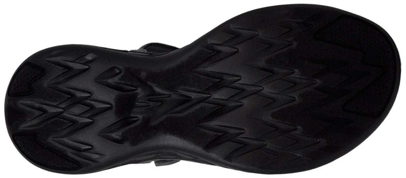 Skechers Women's On-The-GO 600 - Brilliancy Sandals, Charcoal/Black 7 Wide - Image 4
