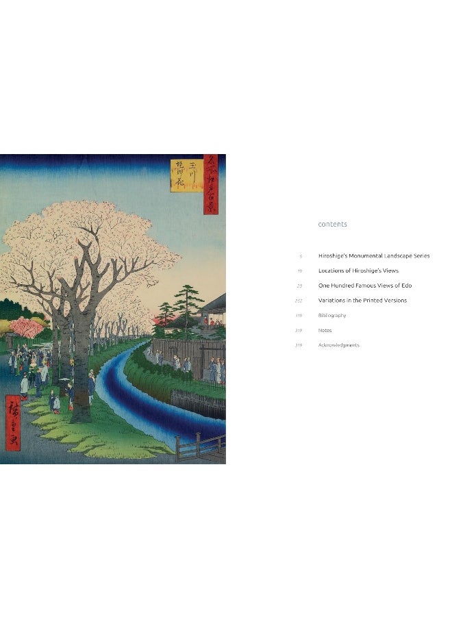 Hiroshige's One Hundred Famous Views of EDO: The Definitive Collector's Edition (Woodblock Prints)  - Image 1
