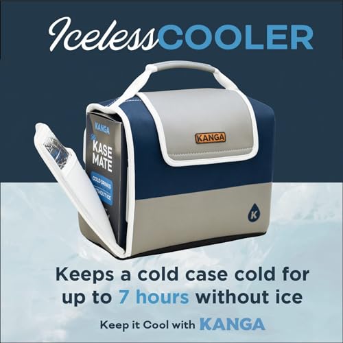 Kanga Insulated Cooler Bag Soft Cooler Bag Can Beer and Seltzer Drink Cooler Insulated and Durability Tested Kanga Kase Mate 12 Pack Cooler Neptune - Image 3