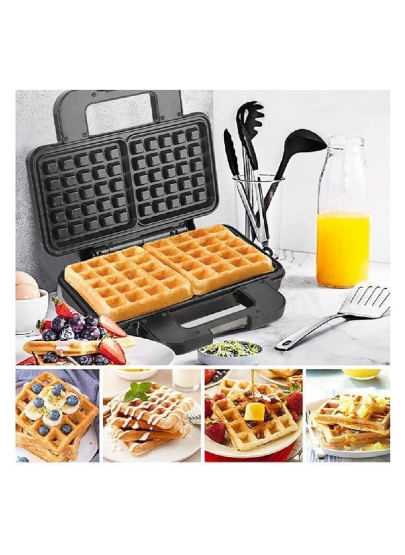 sokany Sokany  2 Slice Waffle Maker With Double Side Heating -1000 Watt (SK-BBQ-225)  - Image 1