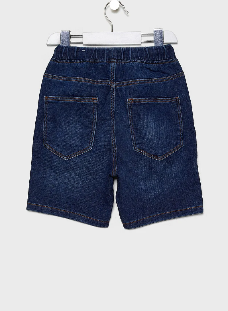 MANGO Kids Bermuda Denim Shorts