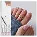 BTArtboxnails XCOATTIPS Toe Nail Tips - Lamp-Curable Sharp Square Pink Press On Toenails for Women, 150 Soak Off French Tip Toe Nail Extensions in 15 Sizes, Builder Gel & Top Coat Required - Image 2