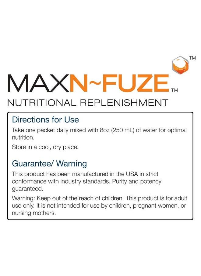Max International - Max N Fuze Nutritional Replenishment 30 Packets (0.24 Ounce) 30 Servings - Image 1