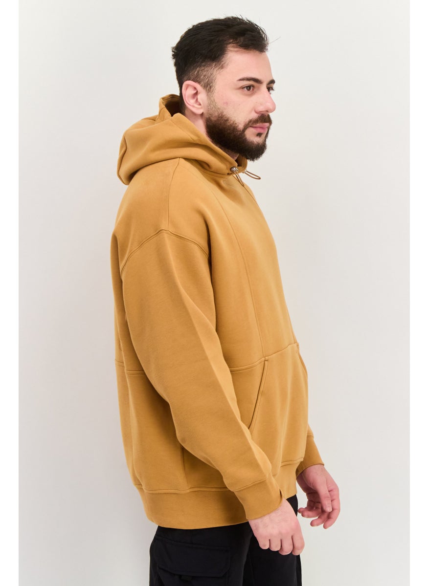 PUMA - Men Sportswear Fit Brand Logo Training Hoodies, Brown - Image 1