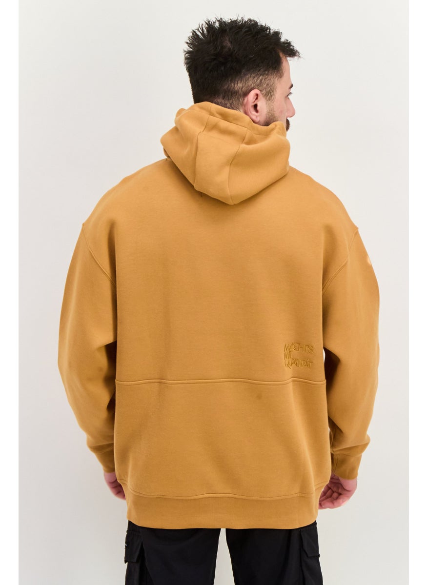 PUMA - Men Sportswear Fit Brand Logo Training Hoodies, Brown - Image 1