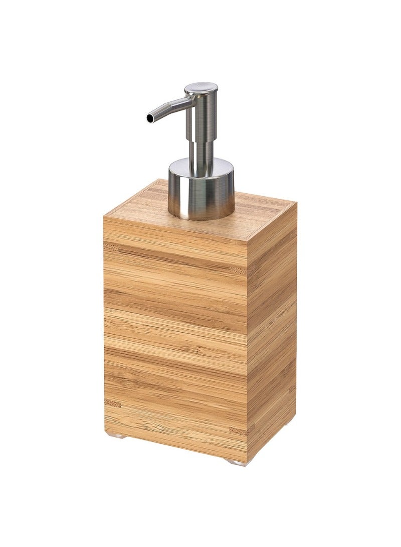 Dragan Soap Dispenser – Bamboo | Stylish Bathroom Accessory - Image 1