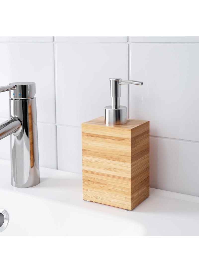 Dragan Soap Dispenser – Bamboo | Stylish Bathroom Accessory - Image 2