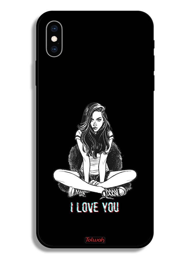 Tolwak Apple iPhone XS Protective Case I Love You Art - Image 2