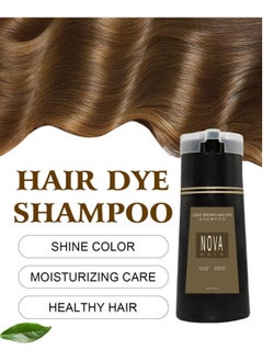 Hair Dye Shampoo,Quick Coloring Shampoo,Covering Gray Hair, Unisex, 200ml (Light Brown) - pzsku/Z40F20CB1E9F48B8798ABZ/45/_/1740205648/03ff5b57-b4fc-4c6c-9c4f-716c2a9f1d46