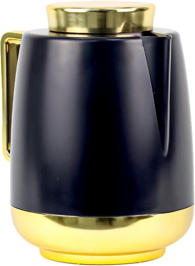 AKDC Skov Vacuum Flask 900Ml, Dashing Black And Brown Color Stylish Look - Coffee Tea Pot Heat Insulated Thermos Flasks 900 Ml Home Kitchen Décor - Extraordinary Designed (Black Edition) - Image 5