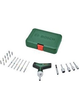 BOSCH T Type Ratchet Screwdriver Set 22 Pieces  - Image 1