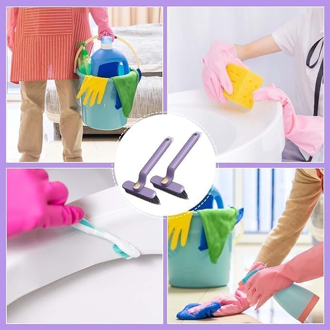 Multi-Function Rotating Crevice Cleaning Brush - 360° Hard Bristle Gap Tool for Bathroom, Kitchen, Tile Floors, No Dead Corners, Efficient Cleaning.  - Image 2