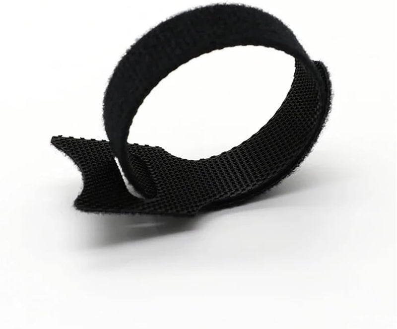 أربطة الكابلات القابلة للإطلاق 400 قطعة، أربطة تنظيم الأسلاك النايلون السوداء مقاس 200 مم للتجميع - Image 5