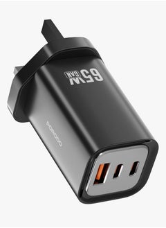 65W Triple Output GaN - Black