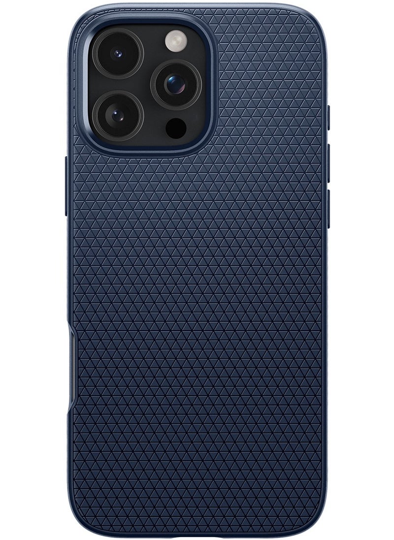 Spigen - Liquid Air for iPhone 16 Pro Max Case Cover (2024) - Navy Blue - Image 1
