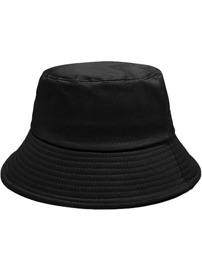 Bucket Hat for Women Men Cotton Summer Sun Beach Fishing Cap  - Image 1