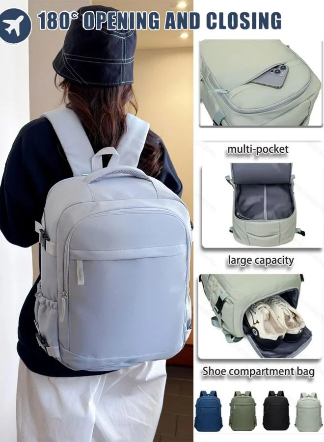 Take Two Light Blue Travel Backpack
