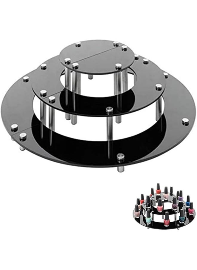 erorex 3 Tier Step Riser Acrylic Risers Display Stand Half Moon Dessert Stand For Display Or Collections For Retail Shoe Showcase Jewelery  - Image 4