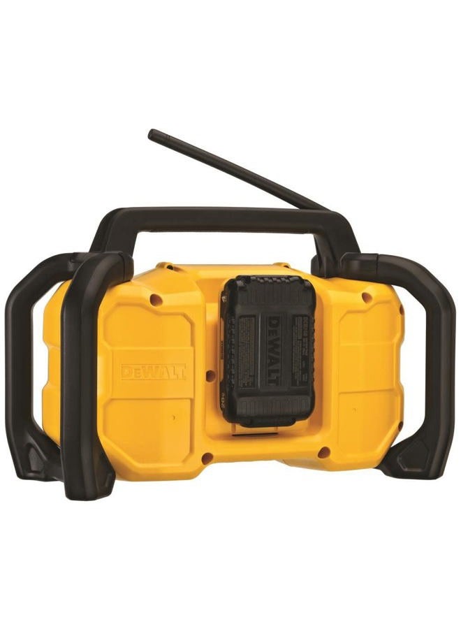 DEWALT راديو بلوتوث محمول 12V/20V MAX، لاسلكي، مدى 100 قدم، مضخمات صوت 3.5 بوصة، لموقع العمل (DCR028B) - Image 5