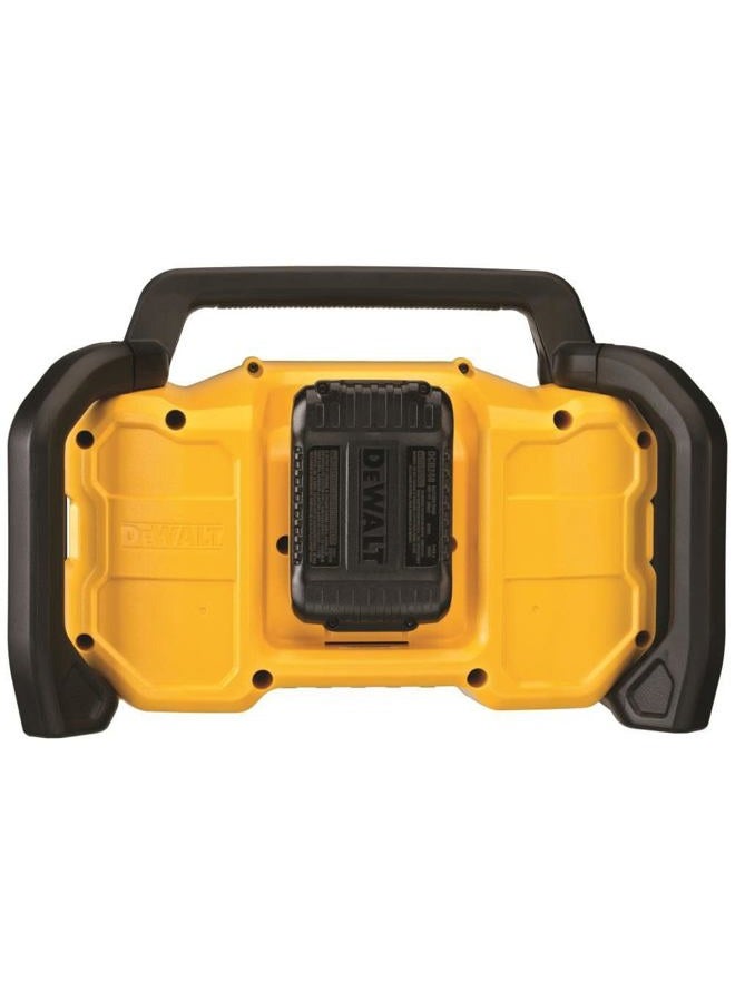 DEWALT راديو بلوتوث محمول 12V/20V MAX، لاسلكي، مدى 100 قدم، مضخمات صوت 3.5 بوصة، لموقع العمل (DCR028B) - Image 4