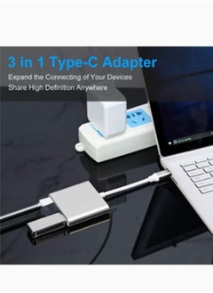 joyzzz USB Type C 3 in 1 4K HDMI Switch Output USB C Charging Port For MacBook Samsung Huawei Apple Converter  - Image 5