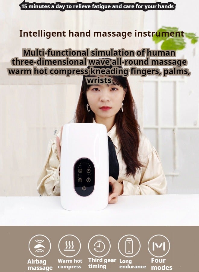 M MIAOYAN New hand massager, electric air bag hot compress, finger joint massager, hand beauty instrument, kneading hand shaping instrument, hand soreness, hand fatigue, blood vessel unblocking massager  - Image 2