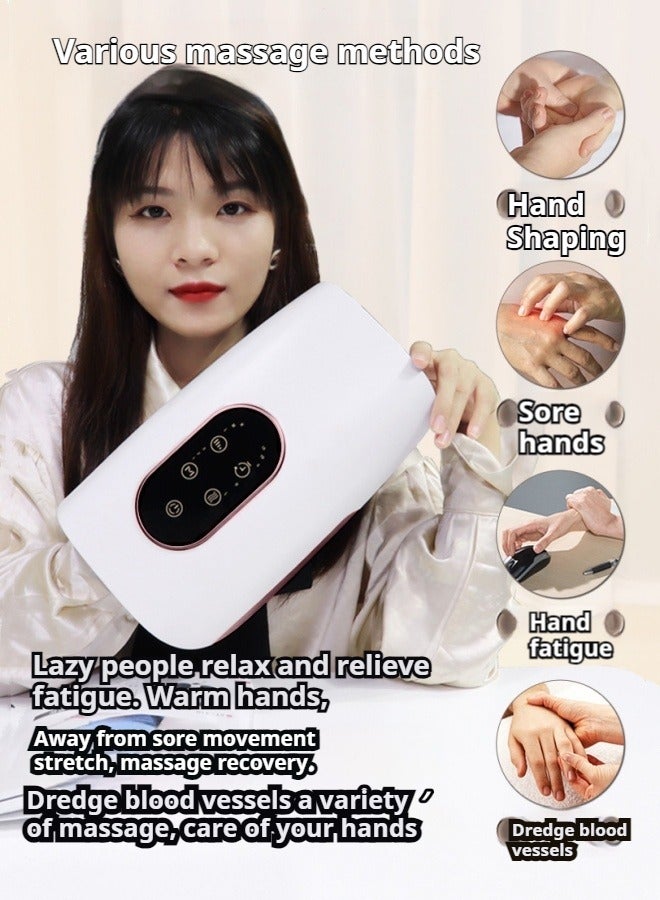 M MIAOYAN New hand massager, electric air bag hot compress, finger joint massager, hand beauty instrument, kneading hand shaping instrument, hand soreness, hand fatigue, blood vessel unblocking massager  - Image 3