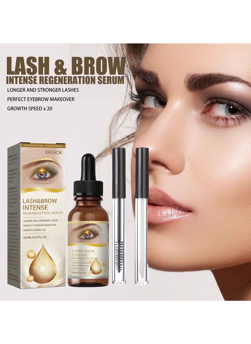 EELHOE Eyelash Essence - Eyelash Oil for Lengthening, Cruelty Free, Gentle Thickener, Safe Makeup Supplies Eyelash Essence for Women and Men  - Image 2