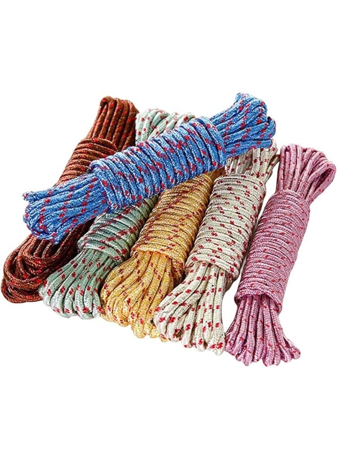 HASANAT ESSENTIALS Hasanat Essentials 20 Meter Multicolor Nylon Braided Cotton Rope  - Image 3