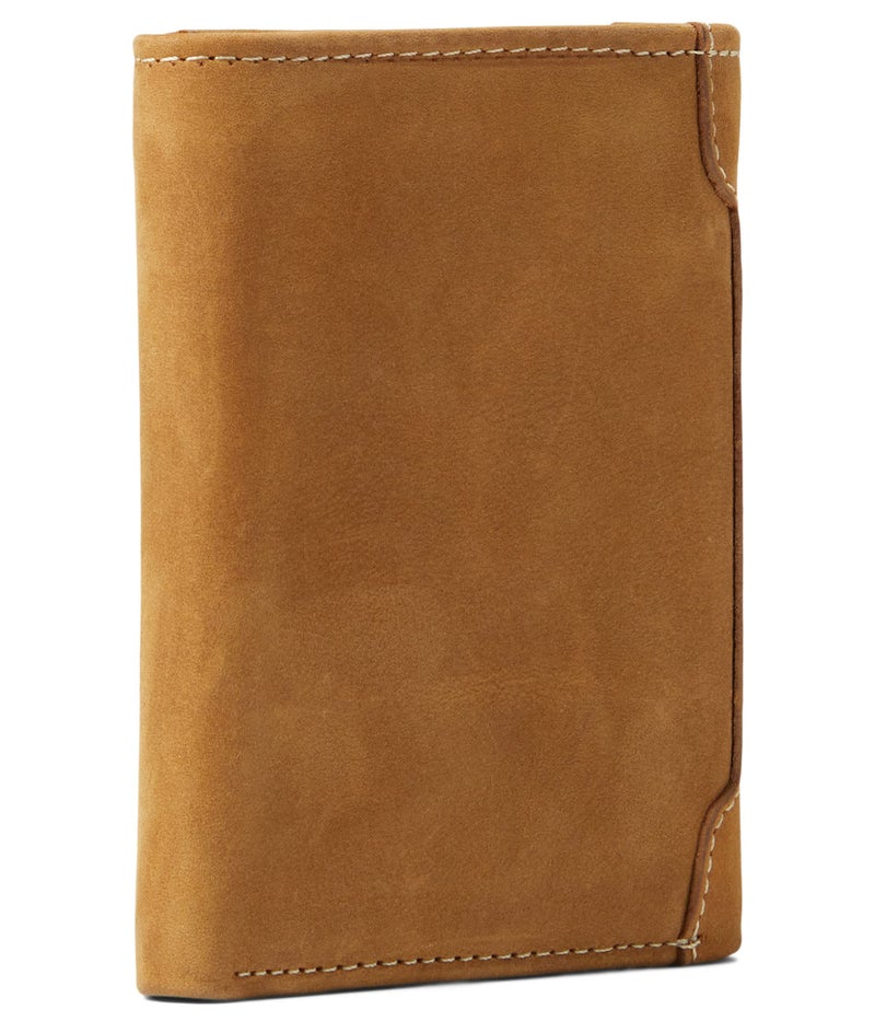 WOLVERINE Men's Leather Trifold, RFID Protected, Brown, One Size - Image 2