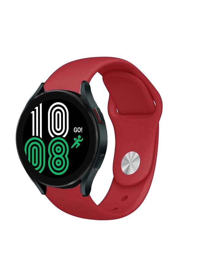 بيرفيي سوار بديل لساعة سامسونج جالاكسي 4. أحمر برغندي - Image 2