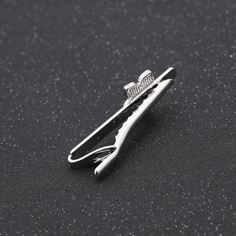 Creative New Fashion Men'S Simple British Style Flower Business Versatile Shirt Tie Clip Cufflinks Suit - Image 4