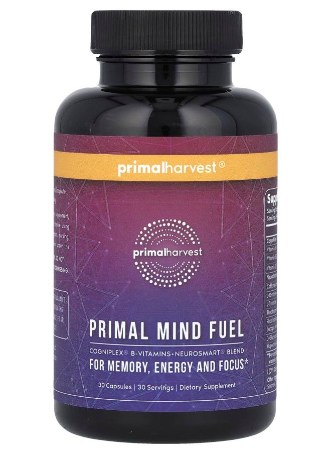 Primal Harvest - Primal Mind Fuel 30 Capsules - Image 1