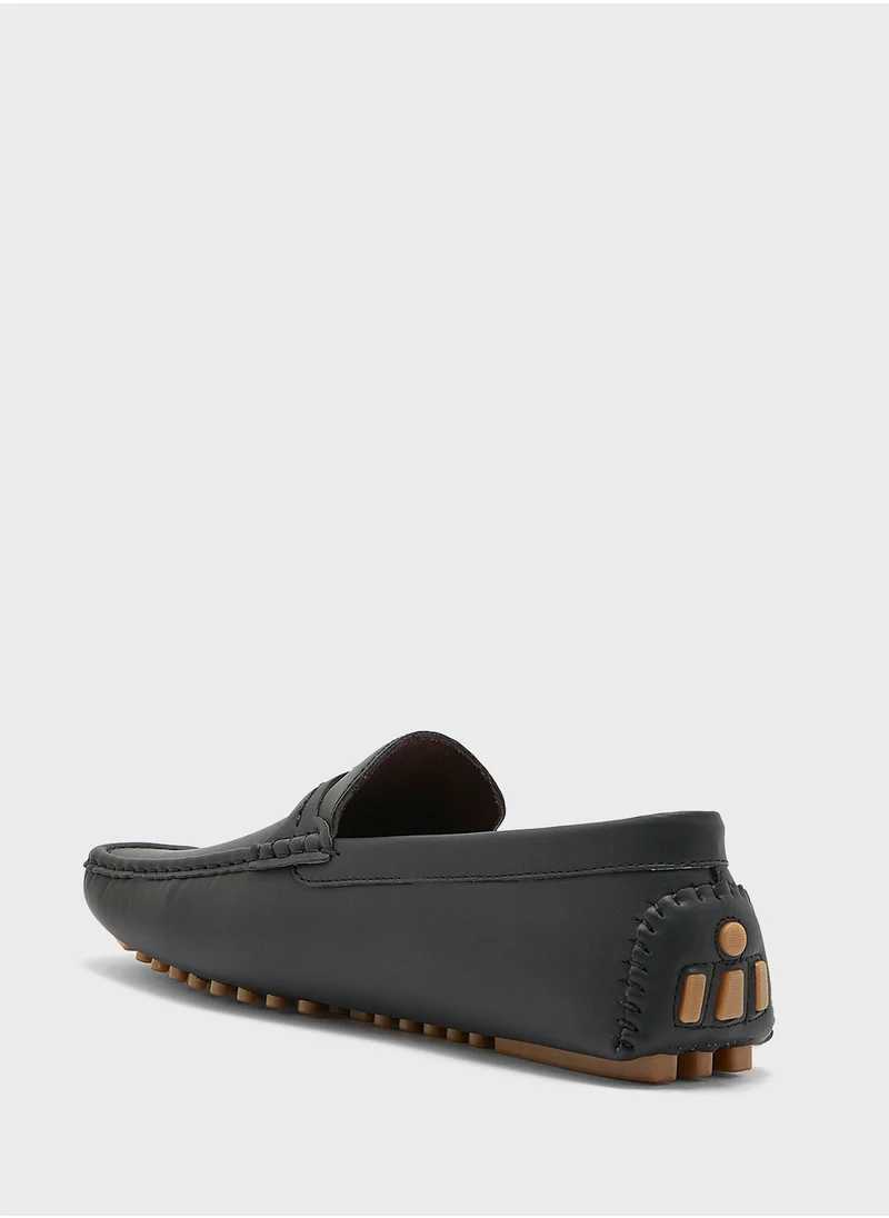 Robert Wood Nubuck Casual Loafers