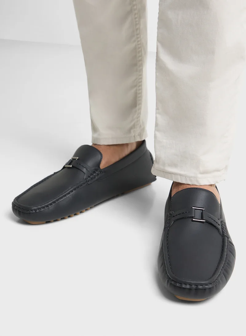 Robert Wood Nubuck Casual Loafers