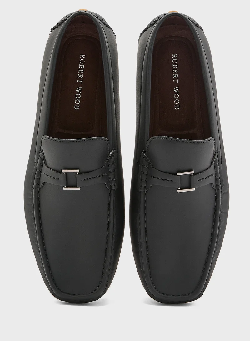 Robert Wood Nubuck Casual Loafers