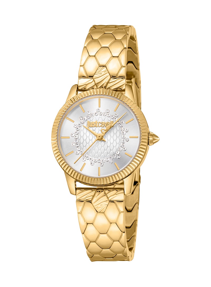 Just Cavalli ساعة يد نسائية من الستانلس ستيل ذات شكل دائري JC1L258M0235 - 28 ملم - Image 1